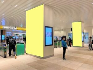 JR 千葉駅 柱面シート4面（申請）