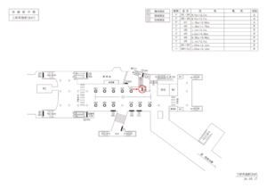 東急/三軒茶屋駅/DT普通額面/№404駅看板・駅広告、位置図