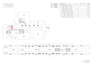 東急　中央林間駅／柱巻看板／№401駅看板・駅広告、位置図