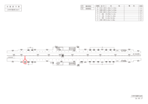 東急/三軒茶屋駅/DT電気額面/№101駅看板・駅広告、位置図