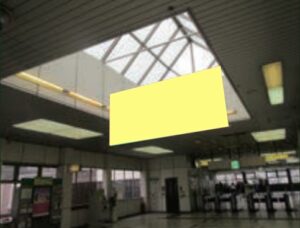 天王洲アイル駅 フラッグ広告