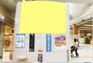 東京テレポート駅 改札内EV壁面シート(申請)