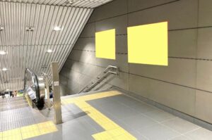 みなとみらい／新高島駅／新高島駅 臨時集中貼り（7日間）№7駅臨時広告・駅広告、写真2