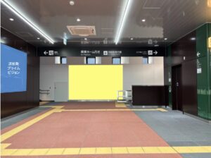 浜松町駅 改札内階段シート