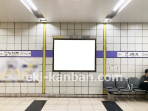 名古屋地下鉄/茶屋ヶ坂駅/名城線№B2-4№4駅看板、写真2