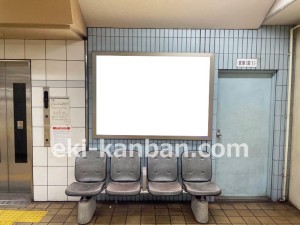 名古屋地下鉄/熱田神宮伝馬町駅/名城線№B2-3№3駅看板、写真2