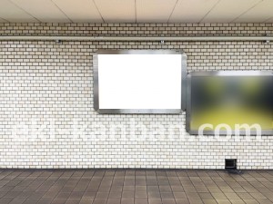 名古屋地下鉄／赤池駅／鶴舞線№B1-8№8駅看板、写真2