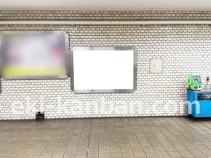 名古屋地下鉄／赤池駅／鶴舞線№B1-3№3駅看板、写真2