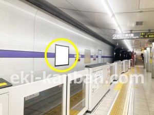 名古屋地下鉄/ナゴヤドーム前/矢田駅/名城線№B2-11№11駅看板、写真1