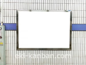 名古屋地下鉄/六番町駅/名港線№B2-7№7駅看板、写真2