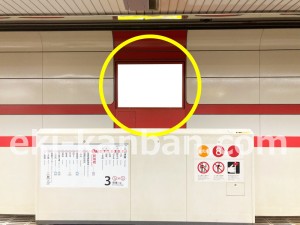 名古屋地下鉄/新瑞橋駅/桜通線№B3-3№3駅看板、写真2