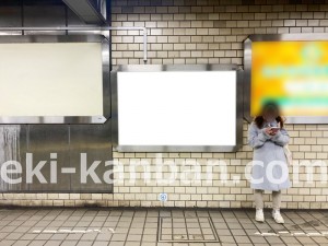 名古屋地下鉄/上前津駅/鶴舞線№B3-8№8駅看板、写真2