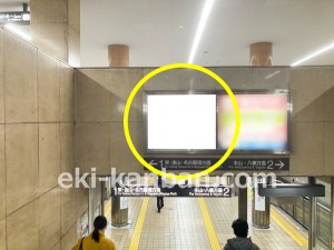 名古屋地下鉄/大曽根駅/名城線№BM-2№2駅看板、写真2