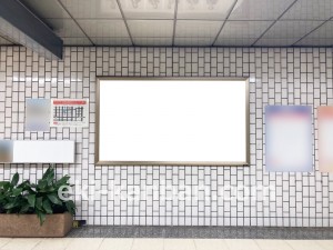 名古屋地下鉄／久屋大通駅／桜通線№B3-8№8駅看板、写真2