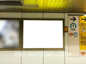 名古屋地下鉄/伏見駅/東山線№B1-12№12駅看板、写真2