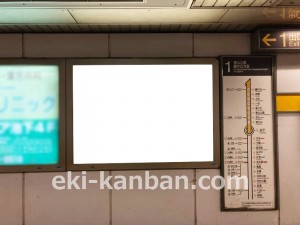 名古屋地下鉄/池下駅/東山線№B1-8№8駅看板、写真2