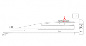 名鉄/新可児駅//№107駅看板、位置図
