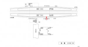 名鉄/扶桑駅//№109駅看板、位置図