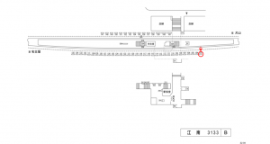 名鉄／江南駅／／№103駅看板、位置図
