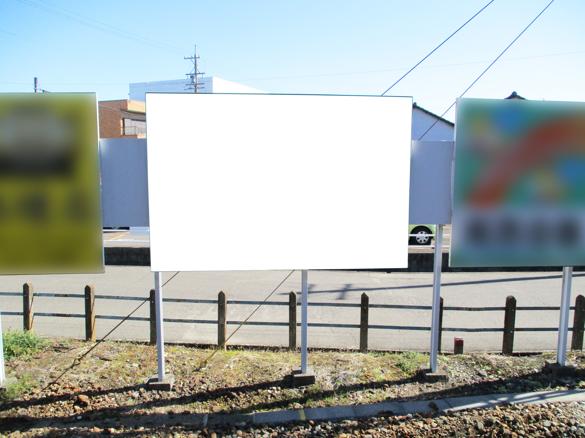 名鉄／新木曽川駅／№105駅看板・駅広告、写真 (1)