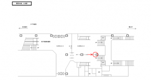 JR東海／八田駅／№A-3№3駅看板、位置図