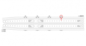 名鉄/赤池駅//№311駅看板、位置図