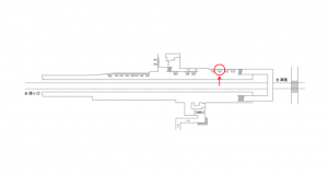 名鉄/勝幡駅//№111駅看板、位置図