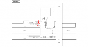 JR東海／桑名駅／№A-13№13駅看板、位置図