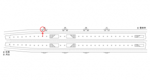 名鉄/赤池駅//№301駅看板、位置図