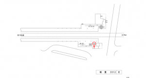 名鉄/味美駅//№206駅看板、位置図