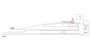 名鉄/新可児駅//№105駅看板、位置図