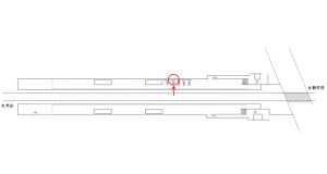 名鉄/日本ライン今渡駅//№202駅看板、位置図