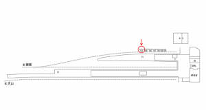 名鉄/新可児駅//№110駅看板、位置図