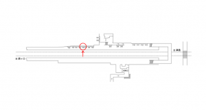 名鉄／勝幡駅／／№106駅看板、位置図