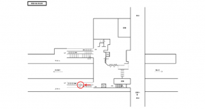 JR東海／桑名駅／№A-12№12駅看板、位置図