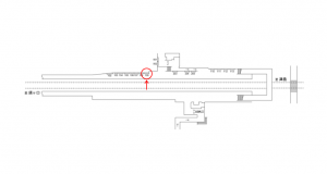 名鉄/勝幡駅//№109駅看板、位置図