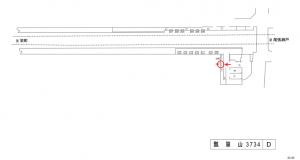名鉄/瓢箪山駅//№207駅看板、位置図