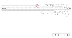 名鉄/切通駅//№102駅看板、位置図