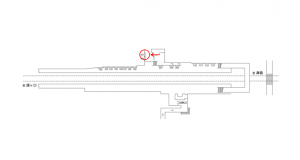 名鉄／勝幡駅／／№501駅看板、位置図