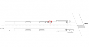名鉄/日本ライン今渡駅//№204駅看板、位置図