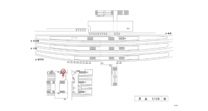 名鉄/犬山駅//№214駅看板、位置図