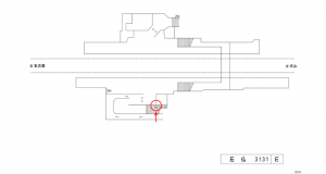 名鉄/石仏駅//№205駅看板、位置図