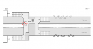 JR東海/西焼津駅/№A-27№27駅看板、位置図