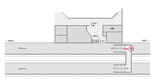 JR東海/菊川駅/№A2-2№2駅看板、位置図