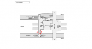 JR東海/金山駅/№A-32№32駅看板、位置図
