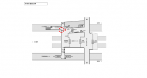 JR東海/金山駅/№A-28№28駅看板、位置図