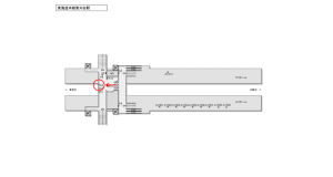 JR東海/東刈谷駅/№A-3№3駅看板、位置図