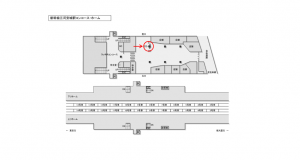 JR東海/三河安城駅/№B-5№5駅看板、位置図