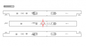 JR東海/岐阜駅/№A-163№163駅看板、位置図