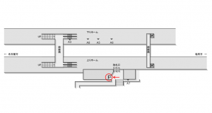 JR東海/土岐市駅/№A-1№1駅広告、位置図